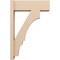 Ekena Millwork 8-in W x 24-in D x 36-in H Balboa Block Rough Cedar Woodgrain TimberThane Outlooker, Primed Tan OUTUR080X24X36BOA44RCPR - alternate 4